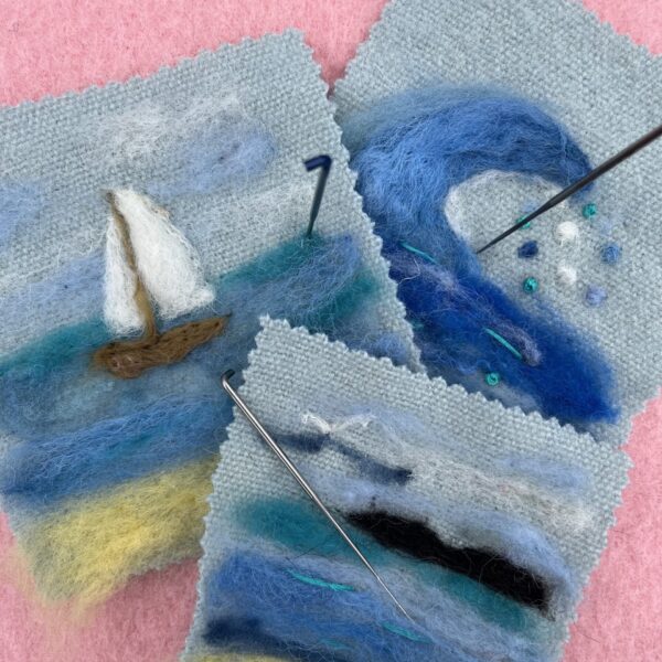 Needle Felting – Felted Sea Scape