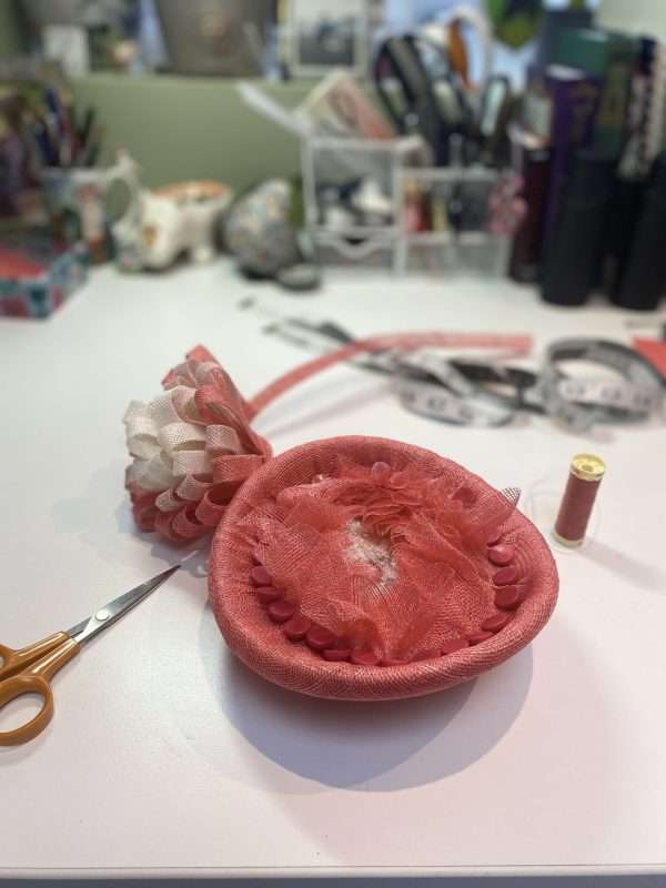 Blocking and Decorating a Sinamay Cocktail Hat - Image 2